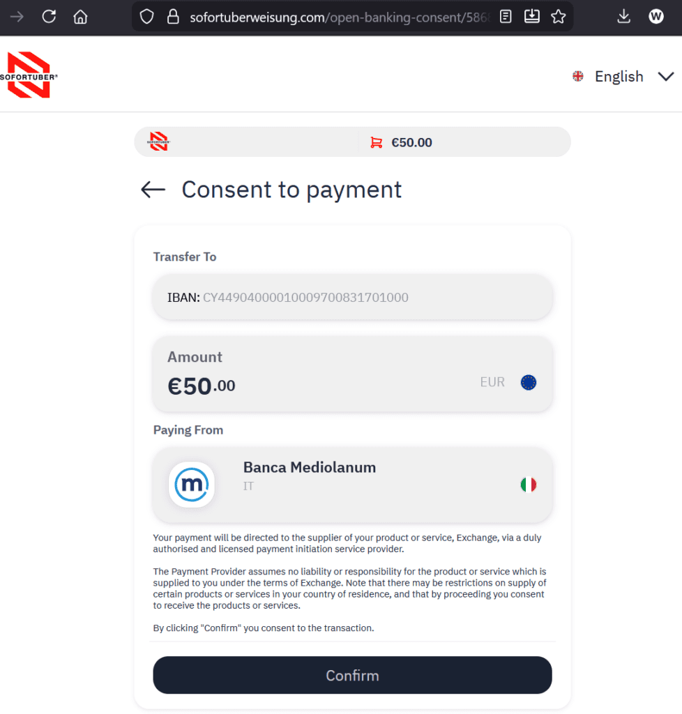 Sofort Uber is an anonymous payment gateway for the offshore casino industrie