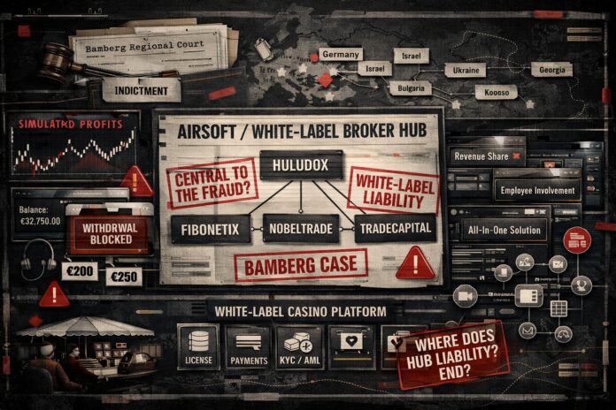 FinTelegram infographic on the Airsoft indictment in Germany