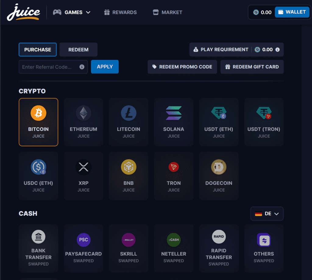 Cashier of the offshore gambling scheme Juice.gg
