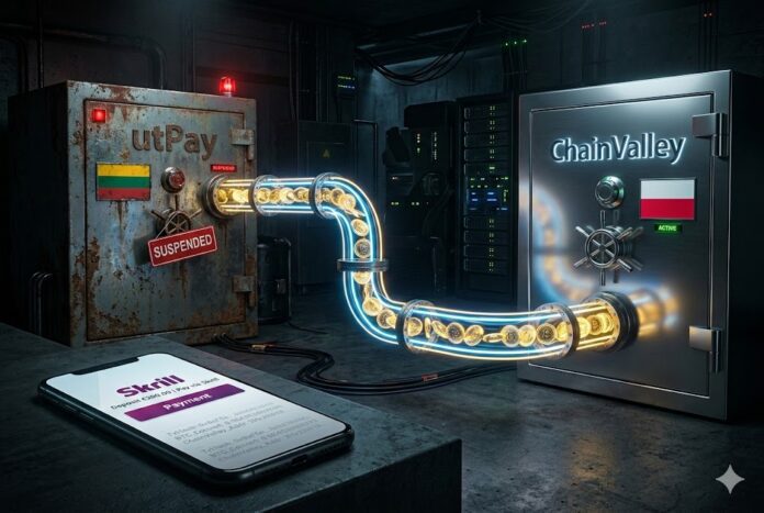 ChainValley money pipe to utPay