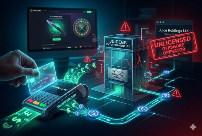 FinTelegram compliance report on the offshore skin gambling scheme Juice.gg