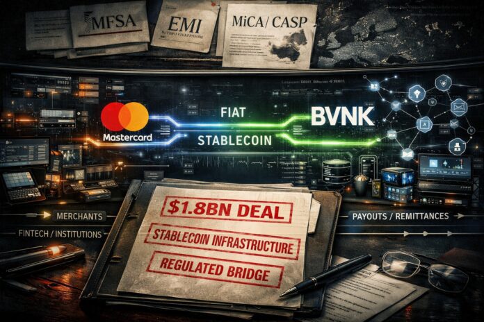 MasterCard acquires BNVK and makes stablecoin a mainstream payment instrument