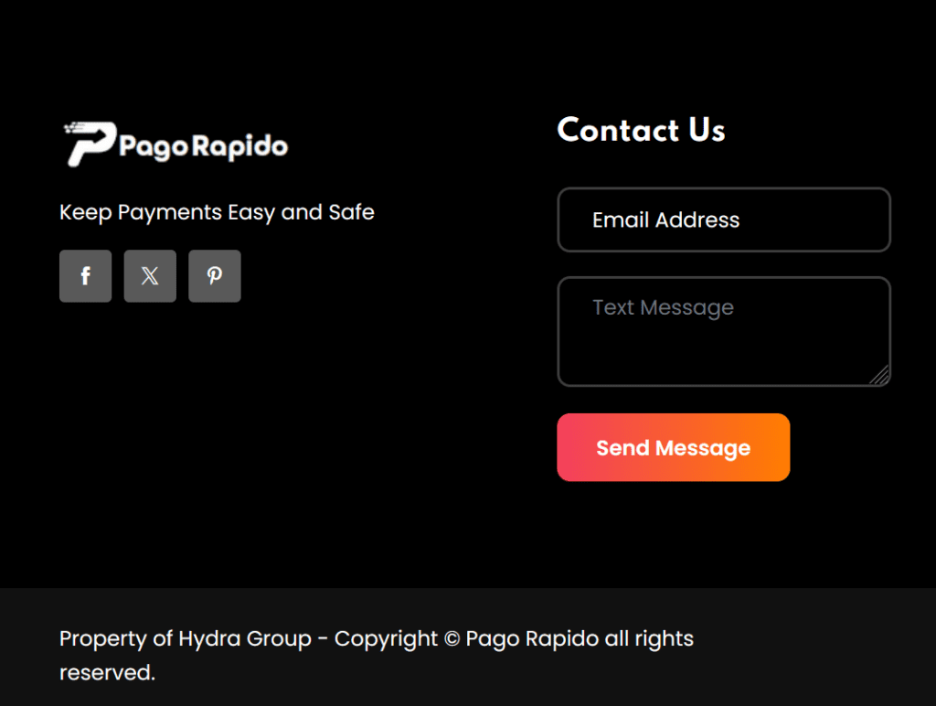 PagoRapido aka Pago Rapido owned and operated by Bulgarian-Italian Hydra Group