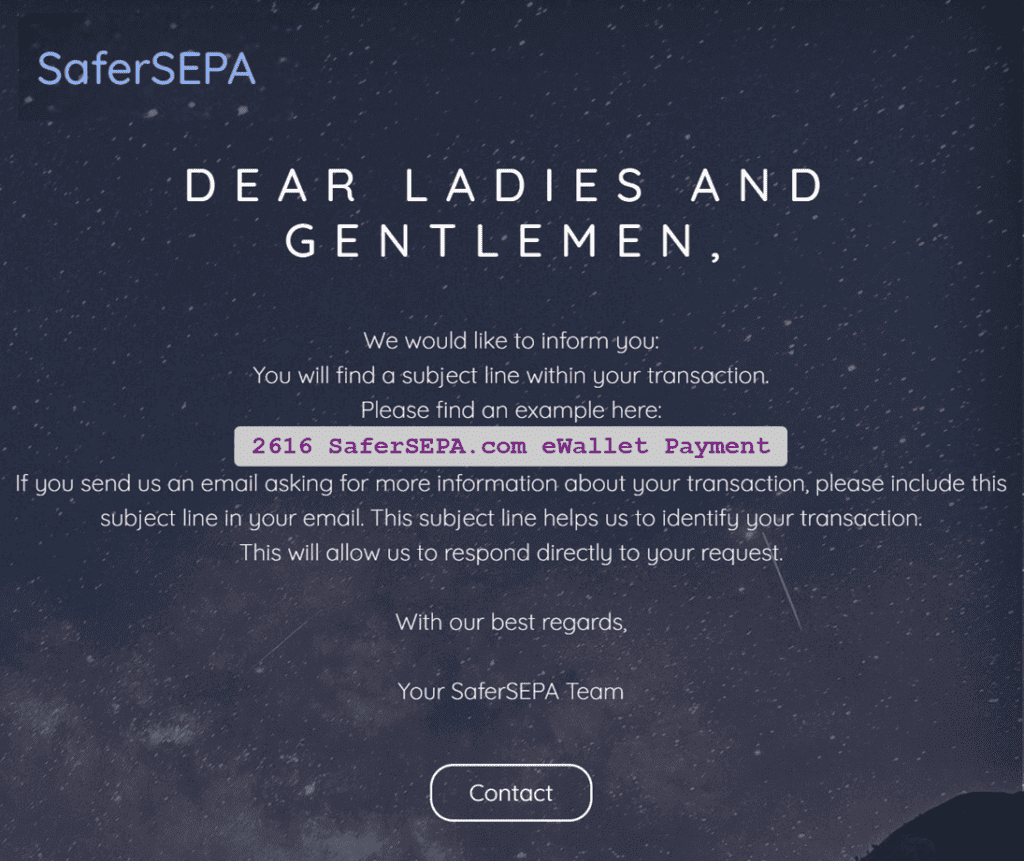 Payment gateway SaferSEPA found in payment rails around Perspecteev dba Bridge and illegal casinos