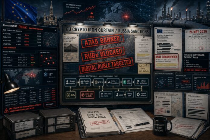 EU with new sanctions against the Russian crypto sector