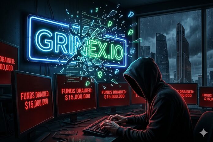 FinTelegram featured image for the Grinex hack report