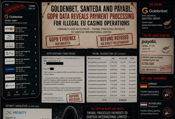 Payabl facilitates card payments to offshore casino GoldenBet