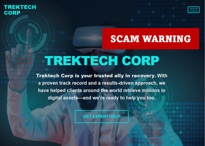 FinTelegram warning against the cryto fund recovery scam Trek Tech
