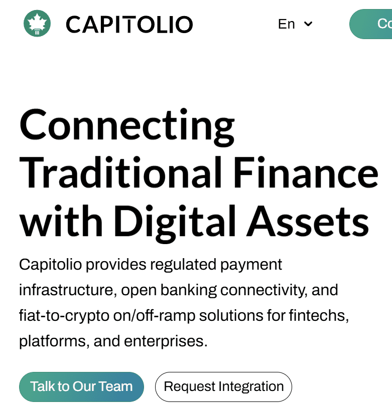 Capitolio website screenshot