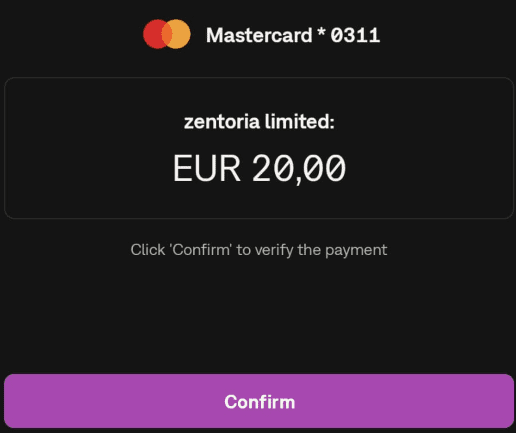 Zentoria as a payment facilitator for offshore casino Malina
