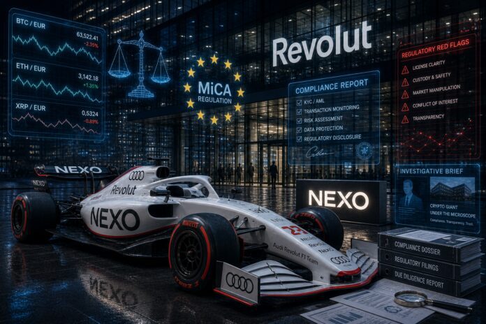 Crypto wealth manager NEXO under regulatory scrutiny