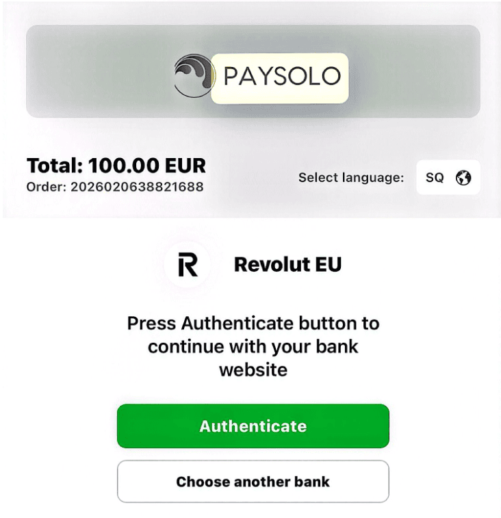 Paysolo in the Immerion casino payment rails with Revolut and Yapily