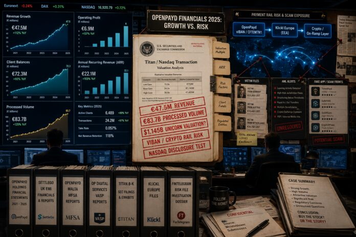 FinTelegram analysis of the financial statementes 2025 of OpenPayd Holding