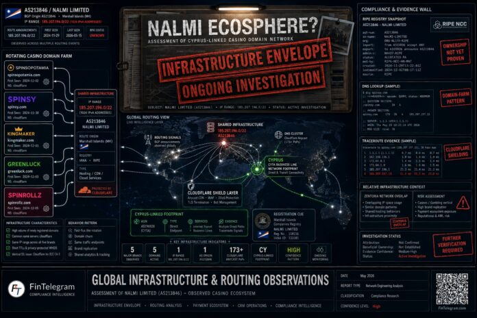 FinTelegram chart explains the NALMI casino infrastructure