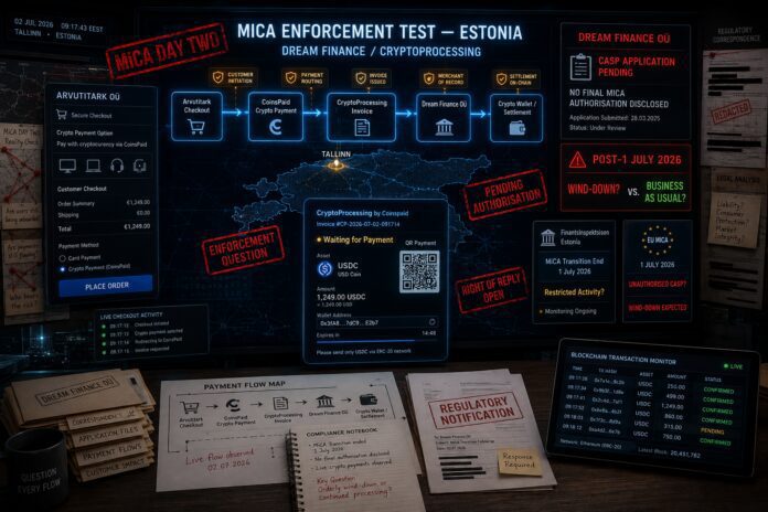 Dream Finance under MiCA scrutiny