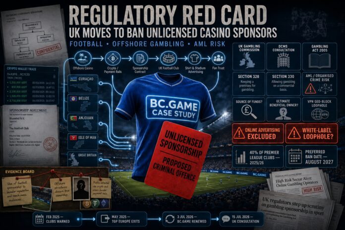 UK regulation against illegal casino sponsorship